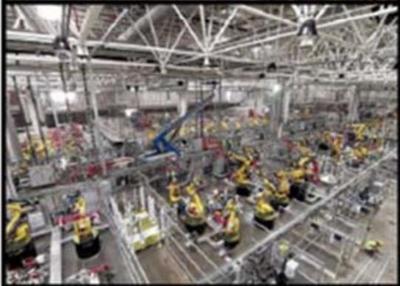 特斯拉首次披露上海工廠內(nèi)部照片:機(jī)器人已進(jìn)廠并組裝完畢